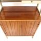 Scandinavian mahogany bookcase chest of drawers, Sweden, 1950
