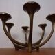 Brutalist Bronze Candleholder by Michael Harjes, 1960s