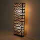 Large Italian brutalist floor lamp 1970s