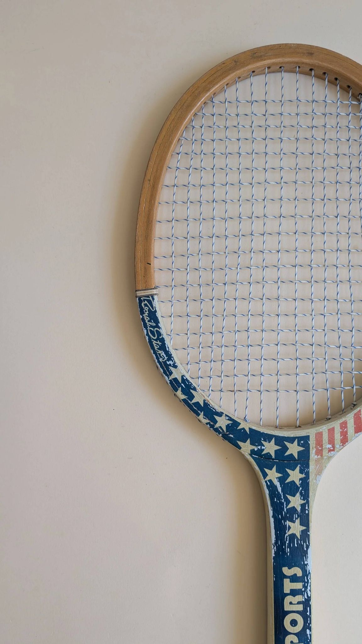 Raquette de tennis vintage