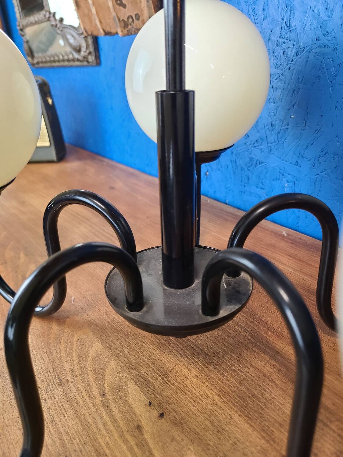 Vintage globe chandelier.