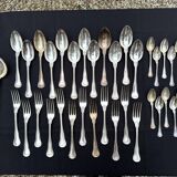 Christofle 37-piece cutlery set, Filet violon model