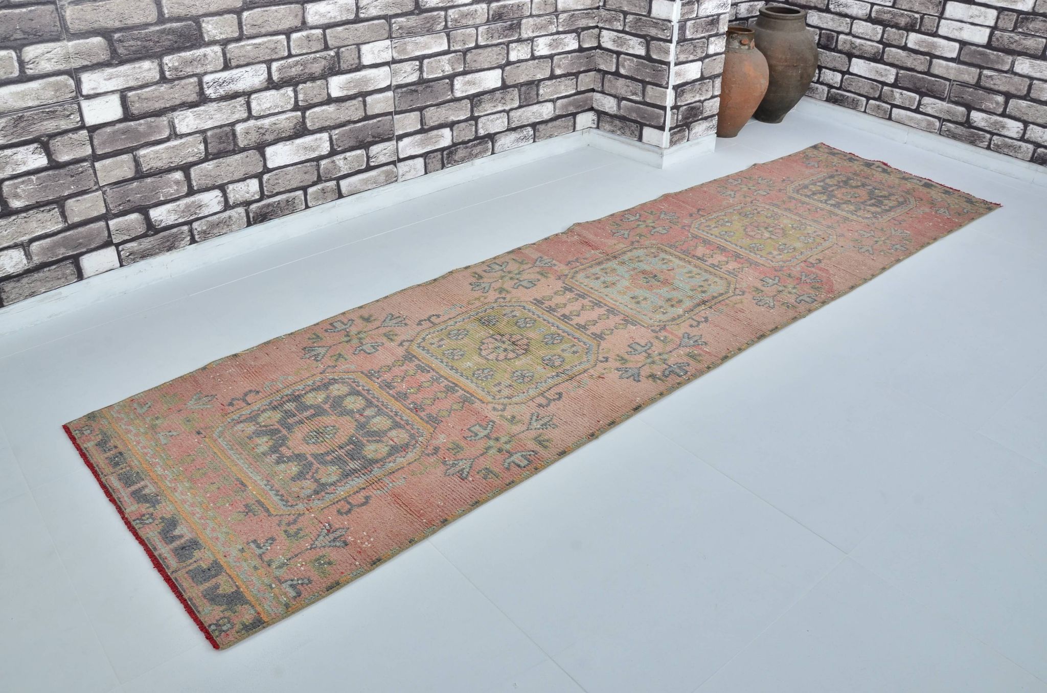 One A kind Oushak Vintage Runner sku 2133