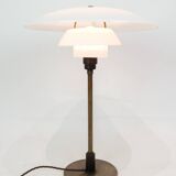 Table Lamp PH 4/2½ Made With White Opal Glass & Burnished Brass By Poul Henningsen From 1930s