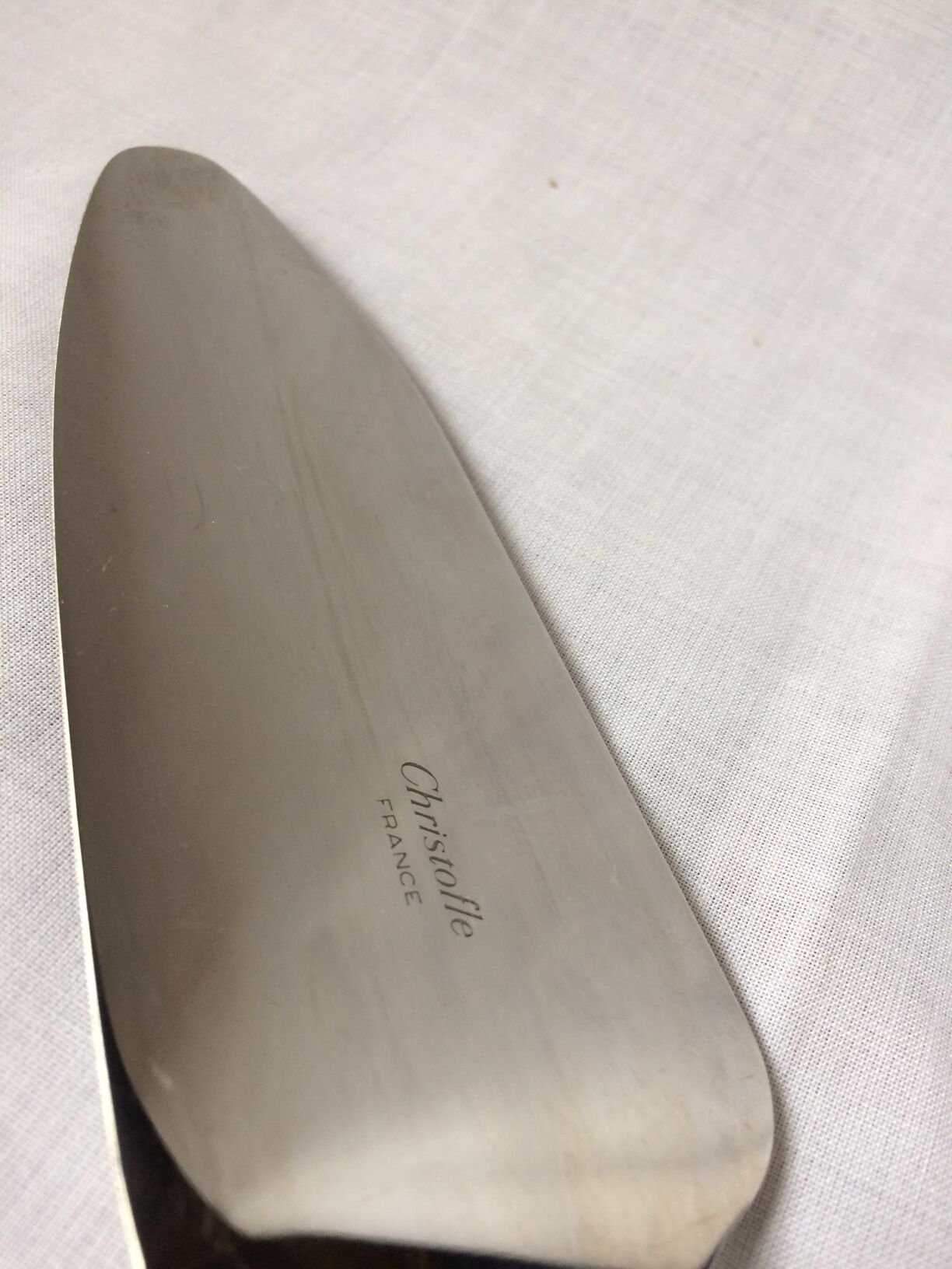 Christofle silver metal cutting pie shovel