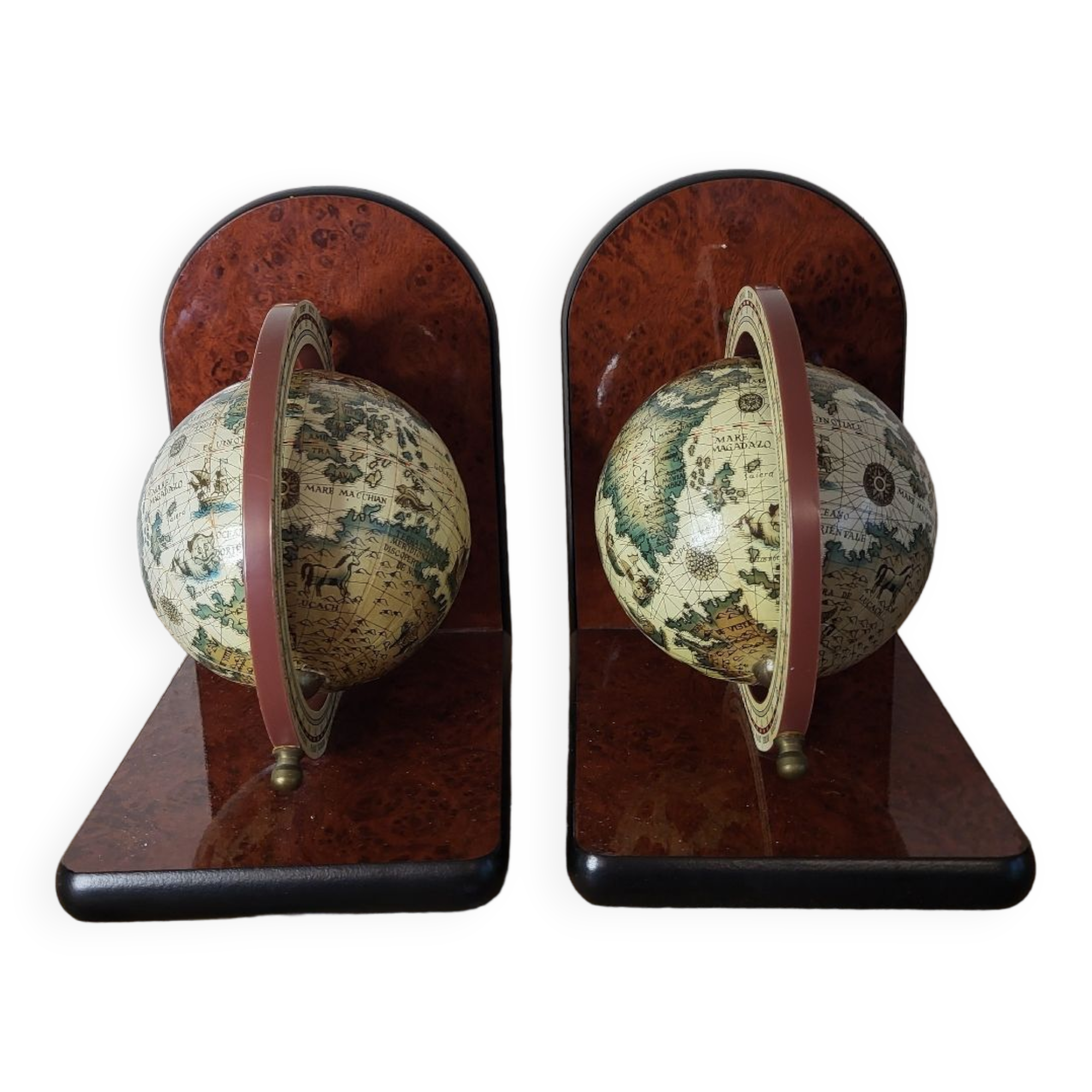 World map bookend