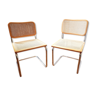 2 Cesca B32 chairs by Marcel Breuer