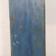 Burmese teak glass cabinet with original blue-gray patina
