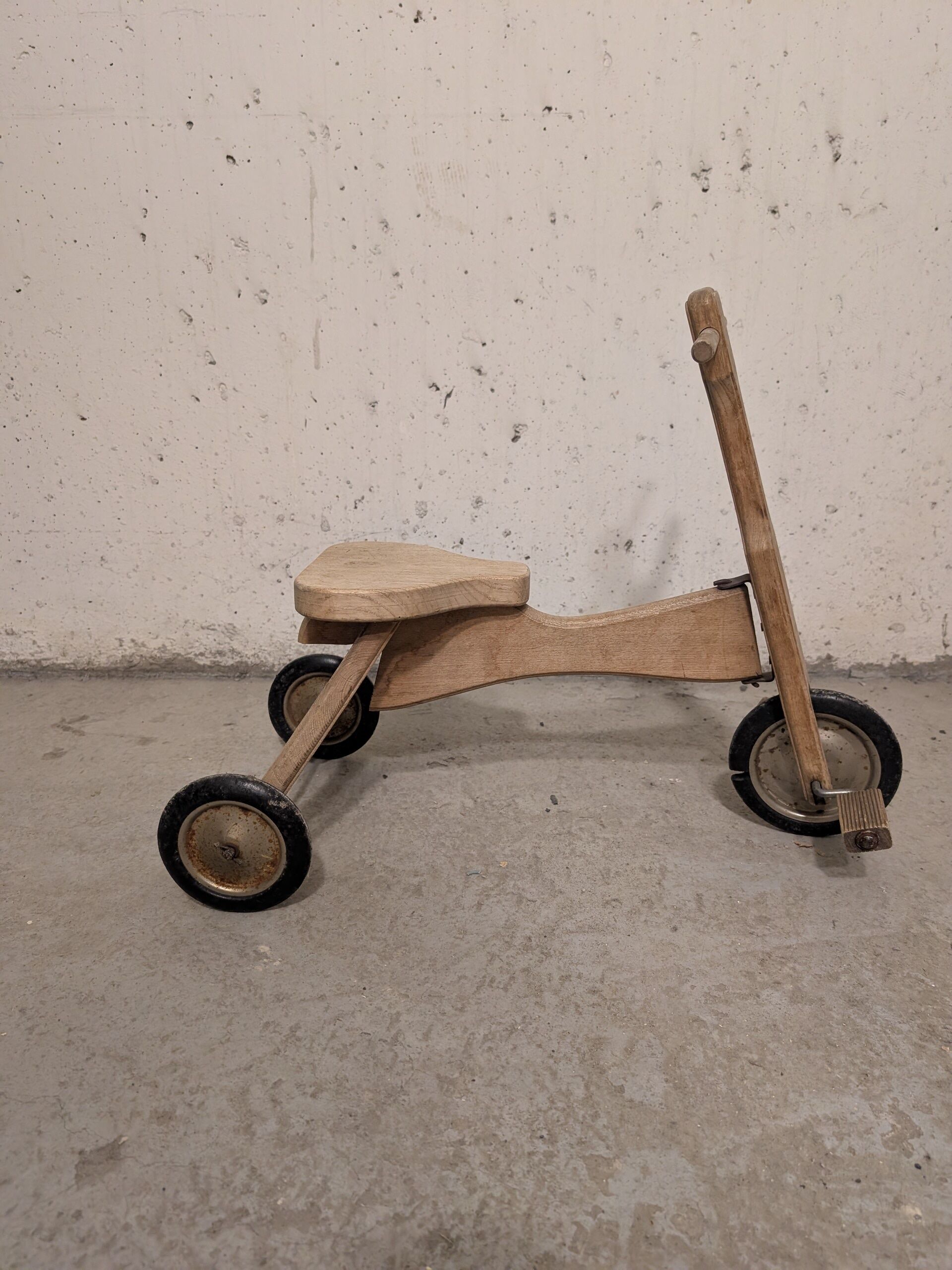 Vintage wooden children's bike