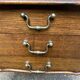 Nightstand - work table - wooden sewing box in Louis XV style 197