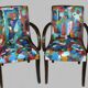 Paire de fauteuils bridge 1940