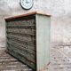 Commode industrielle vert olive