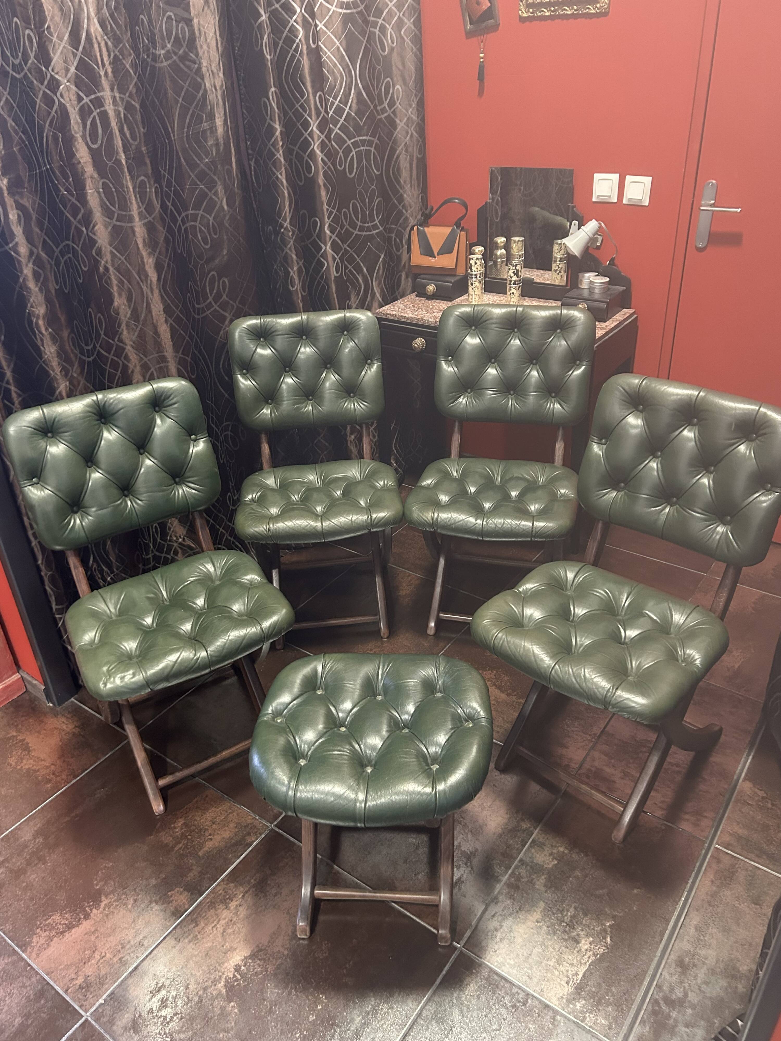 Chairs and stool