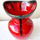 Vase rouge en céramique Vallauris