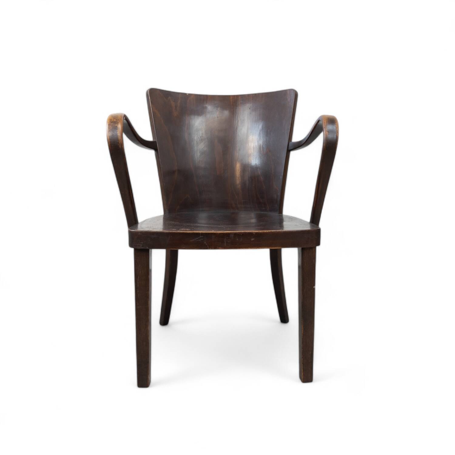 Fauteuil vintage en bois courbé Thonet 626/F, années 1930