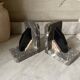 Pair of Art Deco marble and onyx bookends