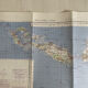 Map La Rochelle - Ile de ré - Ile d'Oléron vintage 1971