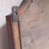 Louis Philippe mirror, mahogany, gendarme hat