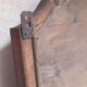 Louis Philippe mirror, mahogany, gendarme hat