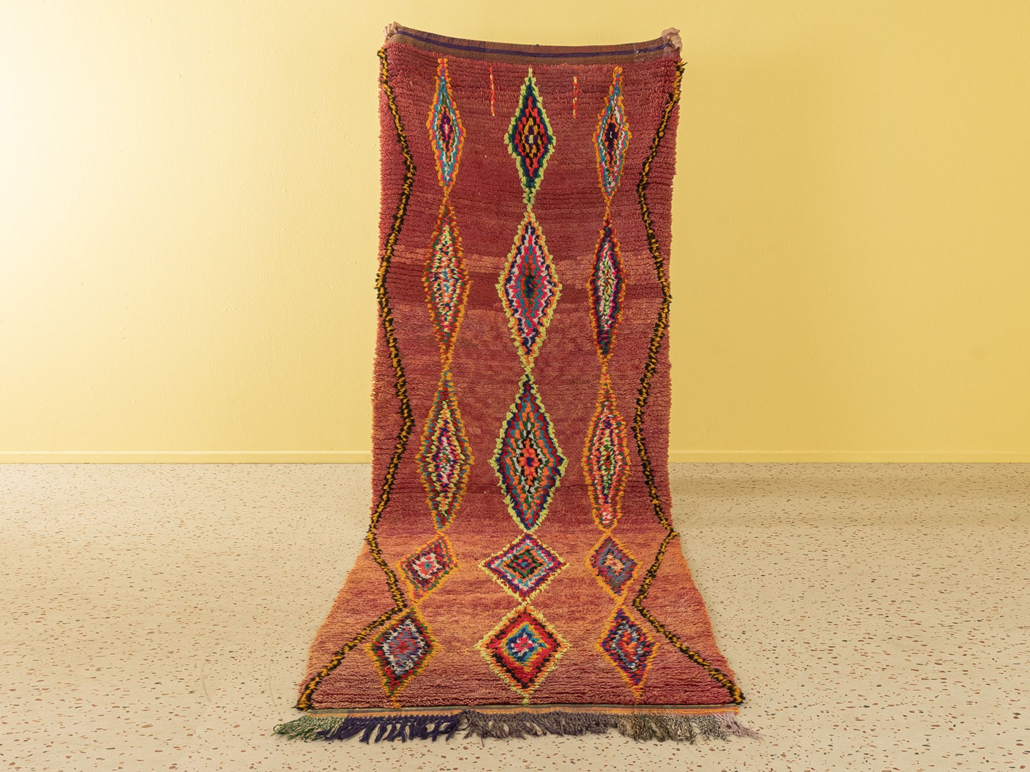Boujad vintage, berbère, 118 x 357