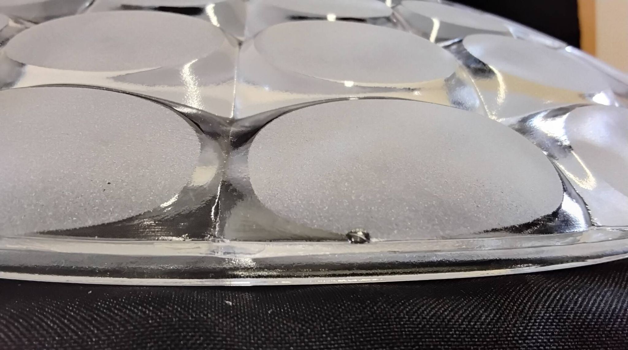 Glass ceiling light Peill & Putzler 1970s