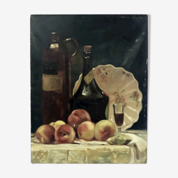 Tableau nature morte 1900