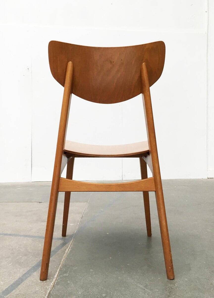 Mid-century plywood accent chair