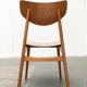 Chaise d'appoint en contreplaqué du milieu du siècle