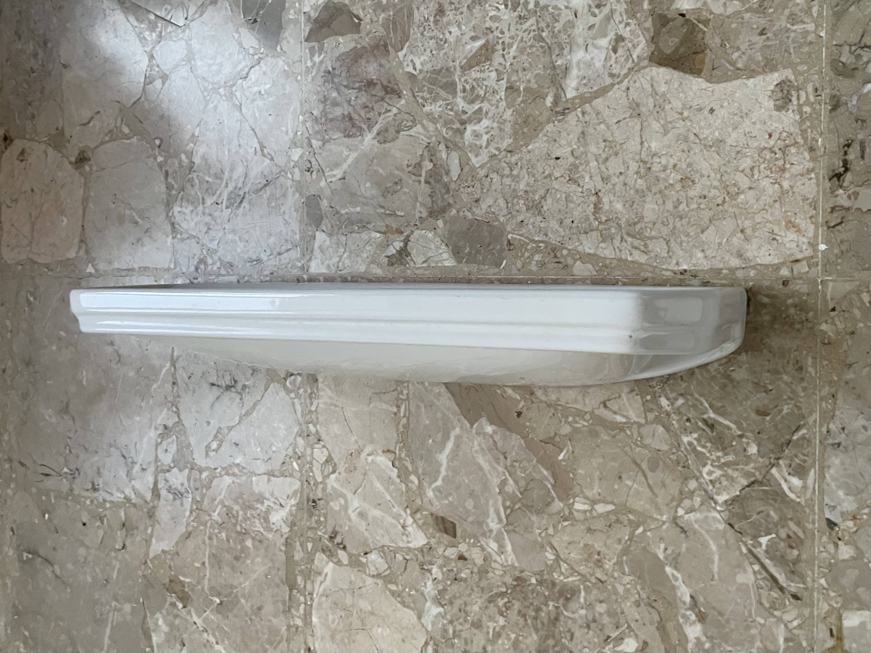 Art Deco ceramic wall shelf