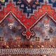 Vintage tribal rug 170x240 cm, wool oriental handmade rug large 2553