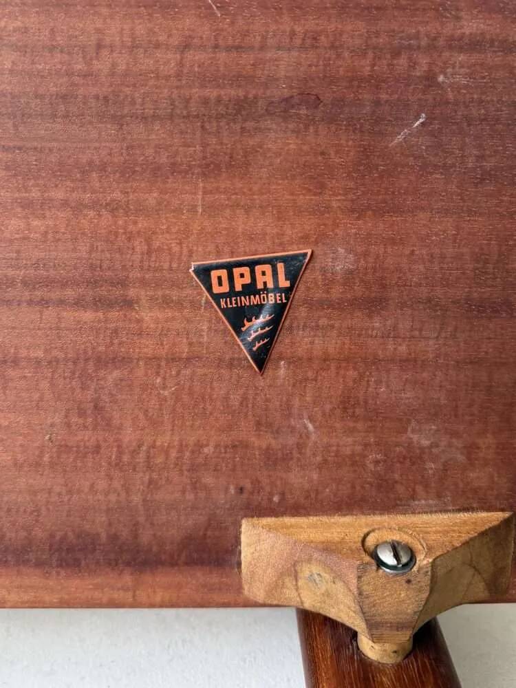 Vintage teak reading table Opal from the 1960s.