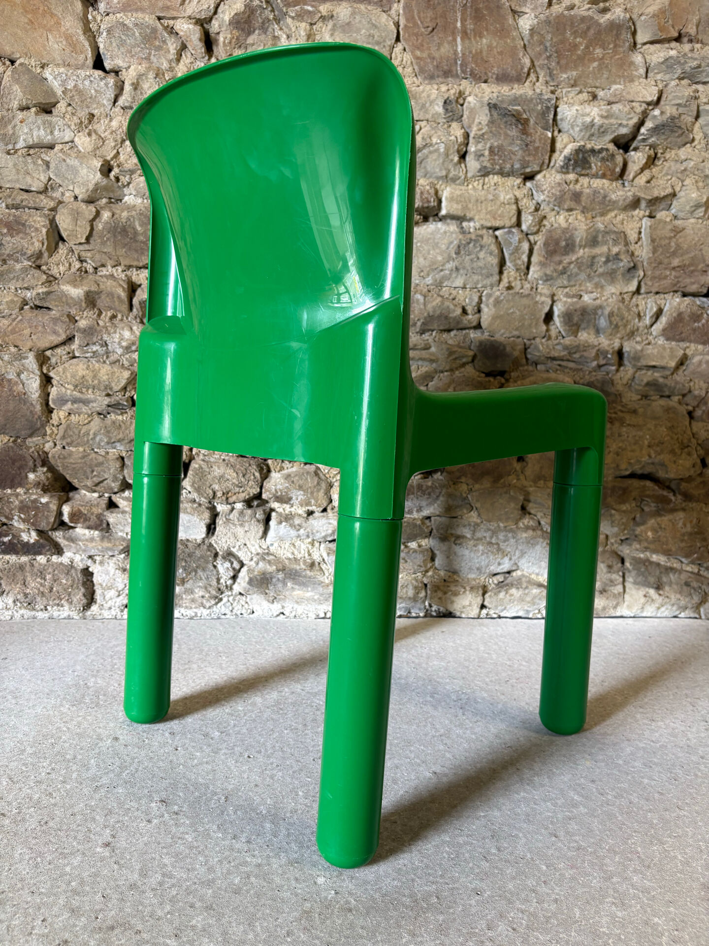 4 chaises modèle 4875 par C. Bartoli pour Kartell, 1970