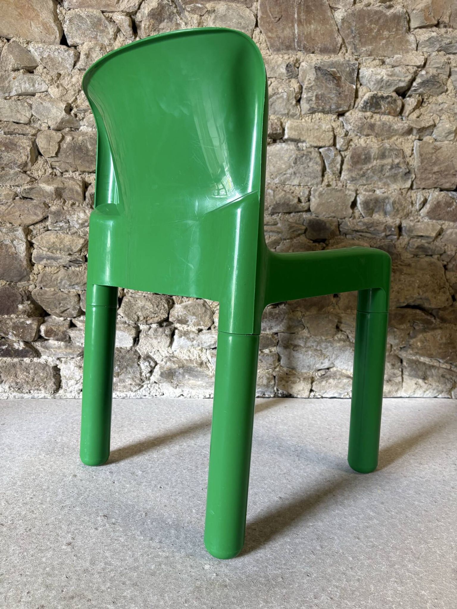4 chairs model 4875 by C. Bartoli for Kartell, 1970