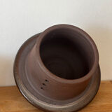 Water butter dish glazed stoneware