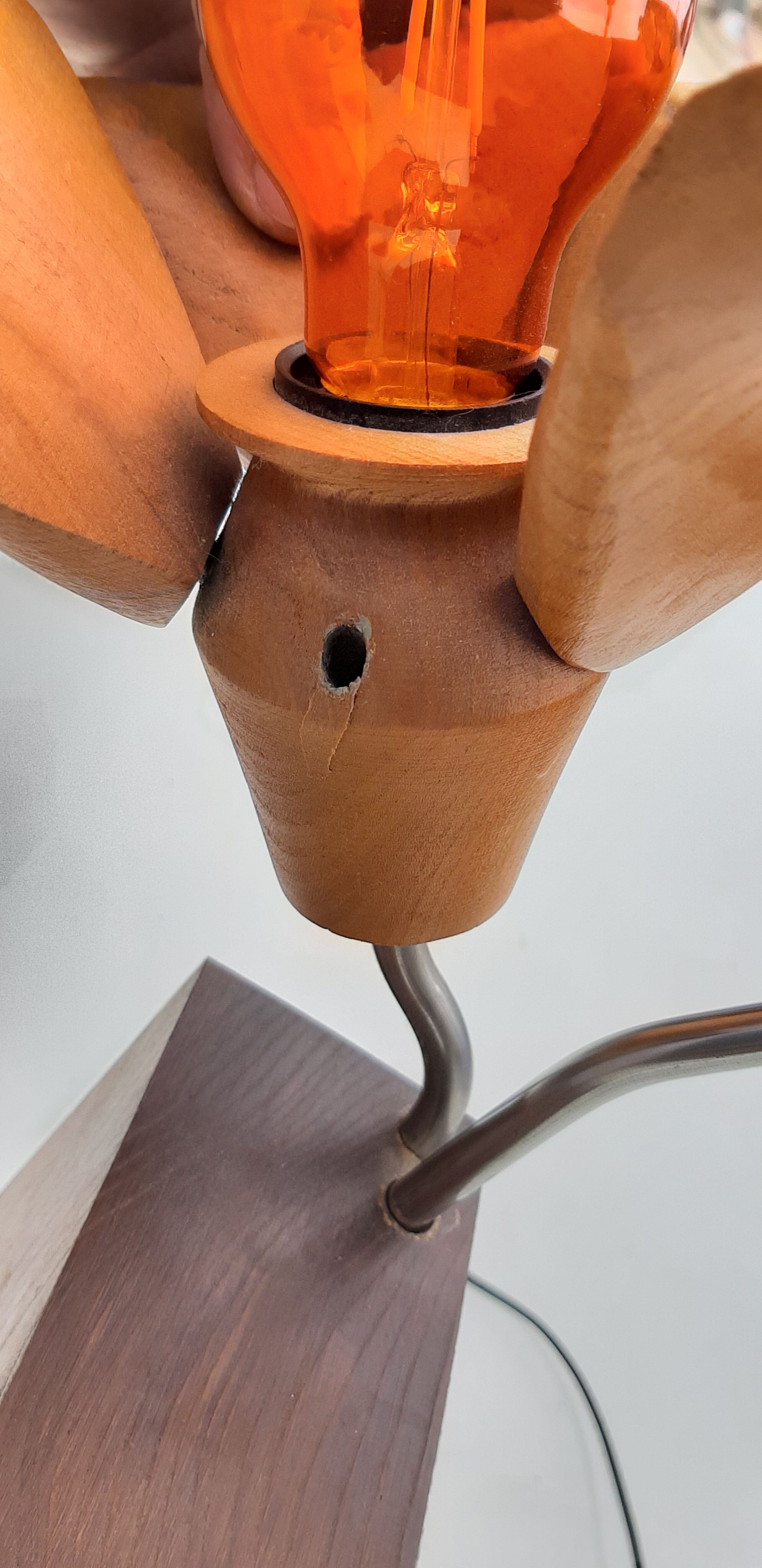 Vintage lamp of the 70s