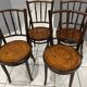 Set of 4 bentwood bistro chairs from the 1930s