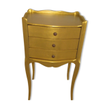 Gilded wooden bedside