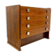 Mid-century modern wooden chest of drawers, italy, 1960s