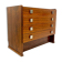Mid-century modern wooden chest of drawers, italy, 1960s