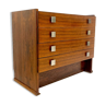 Mid-century modern wooden chest of drawers, italy, 1960s