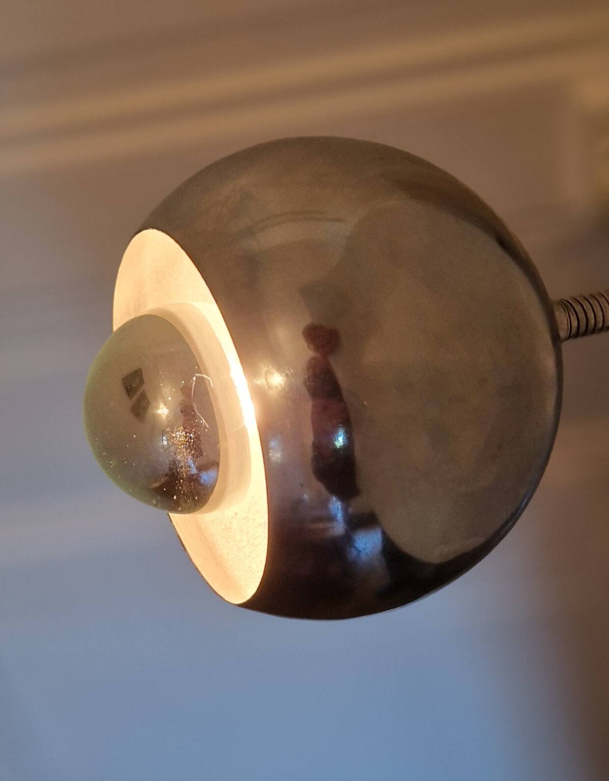 Reggiani Eyeball floor lamp with articulated arms, 1970s