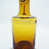 Pichet en verre jaune Kosta Boda par Ernest Gordon
