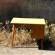 Bureau en bois plateau formica des années 60