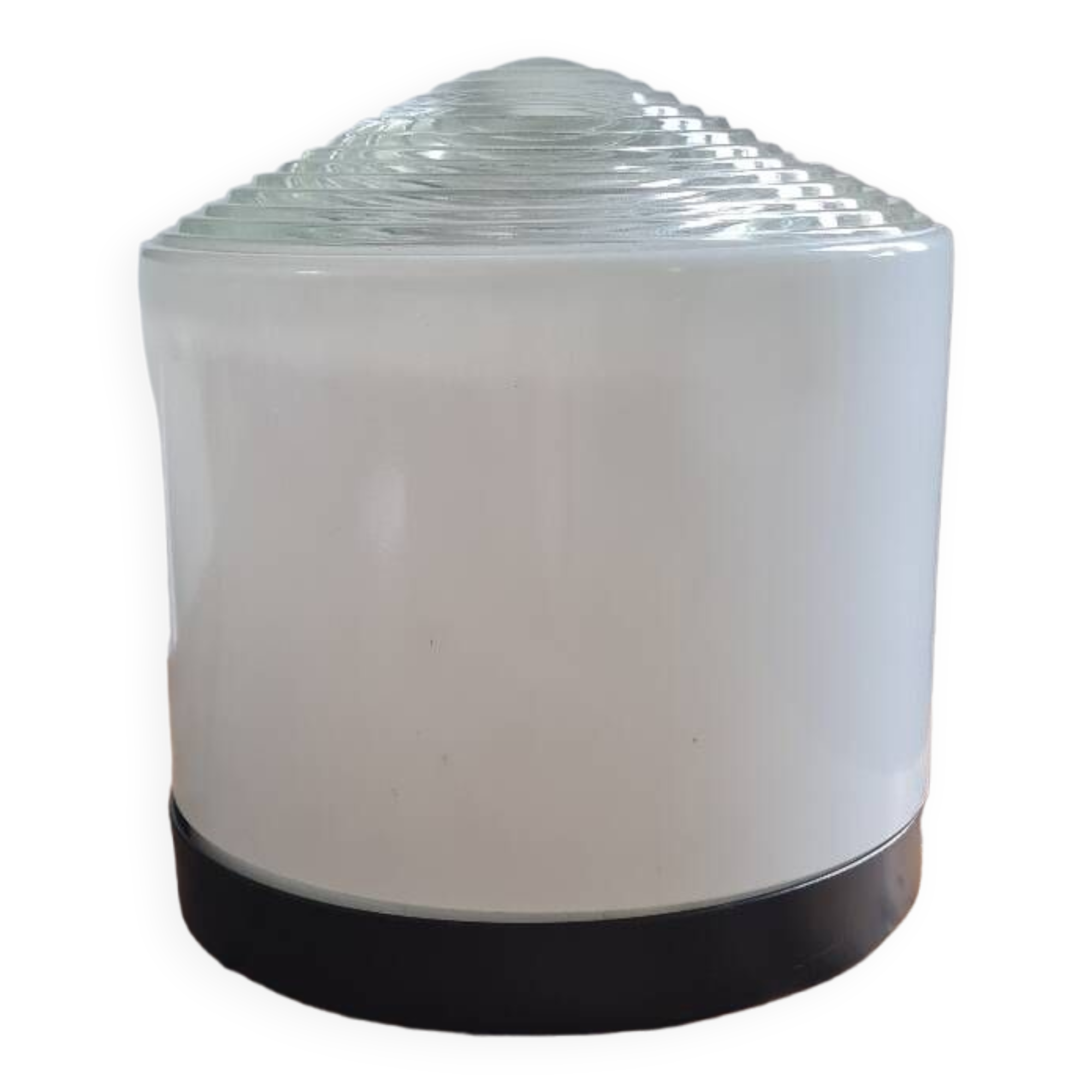 Art deco holophane wall light