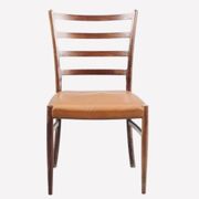 6 chaises design scandinave années 1960