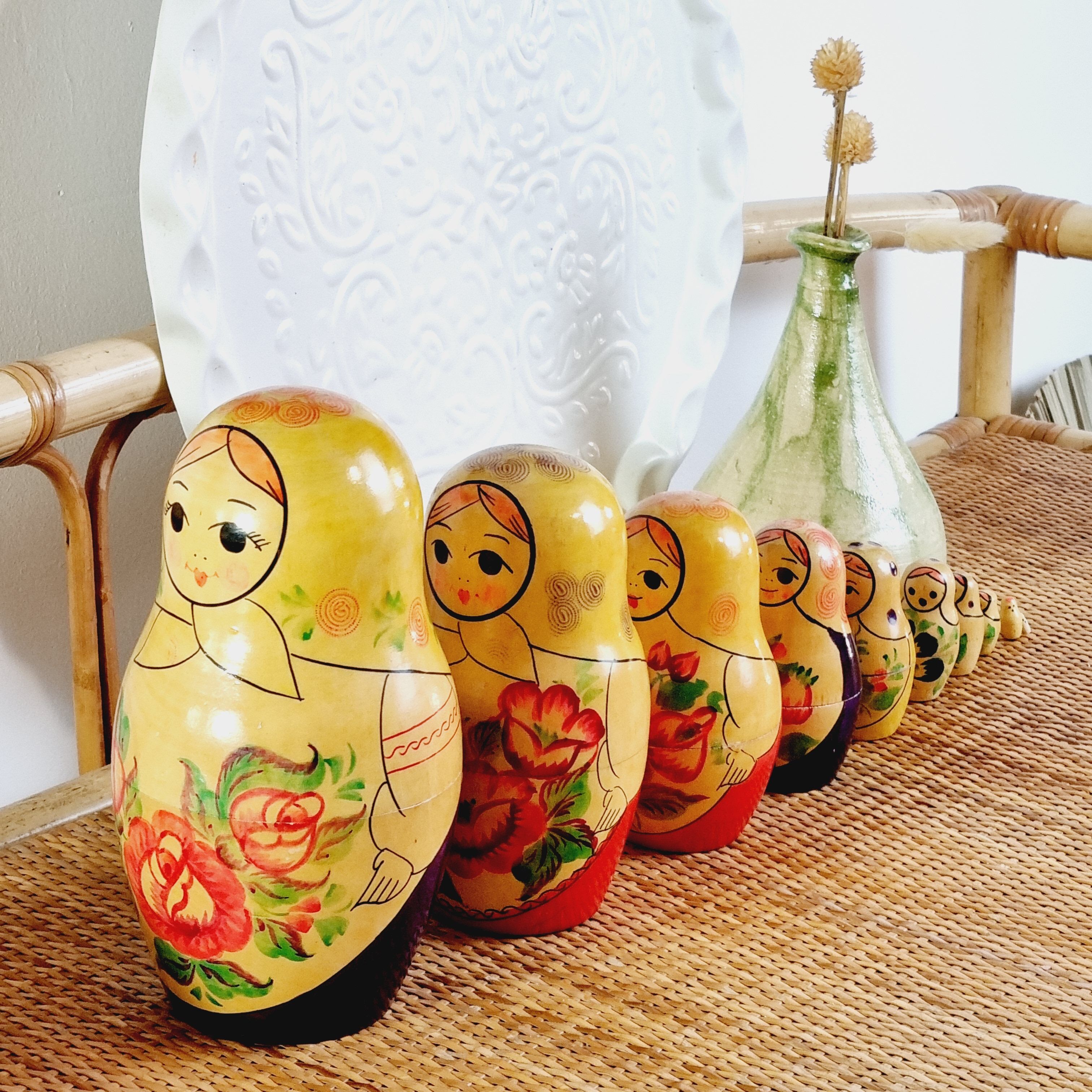Russian doll or matrioshka 10 pieces