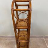 Vintage rattan shelf