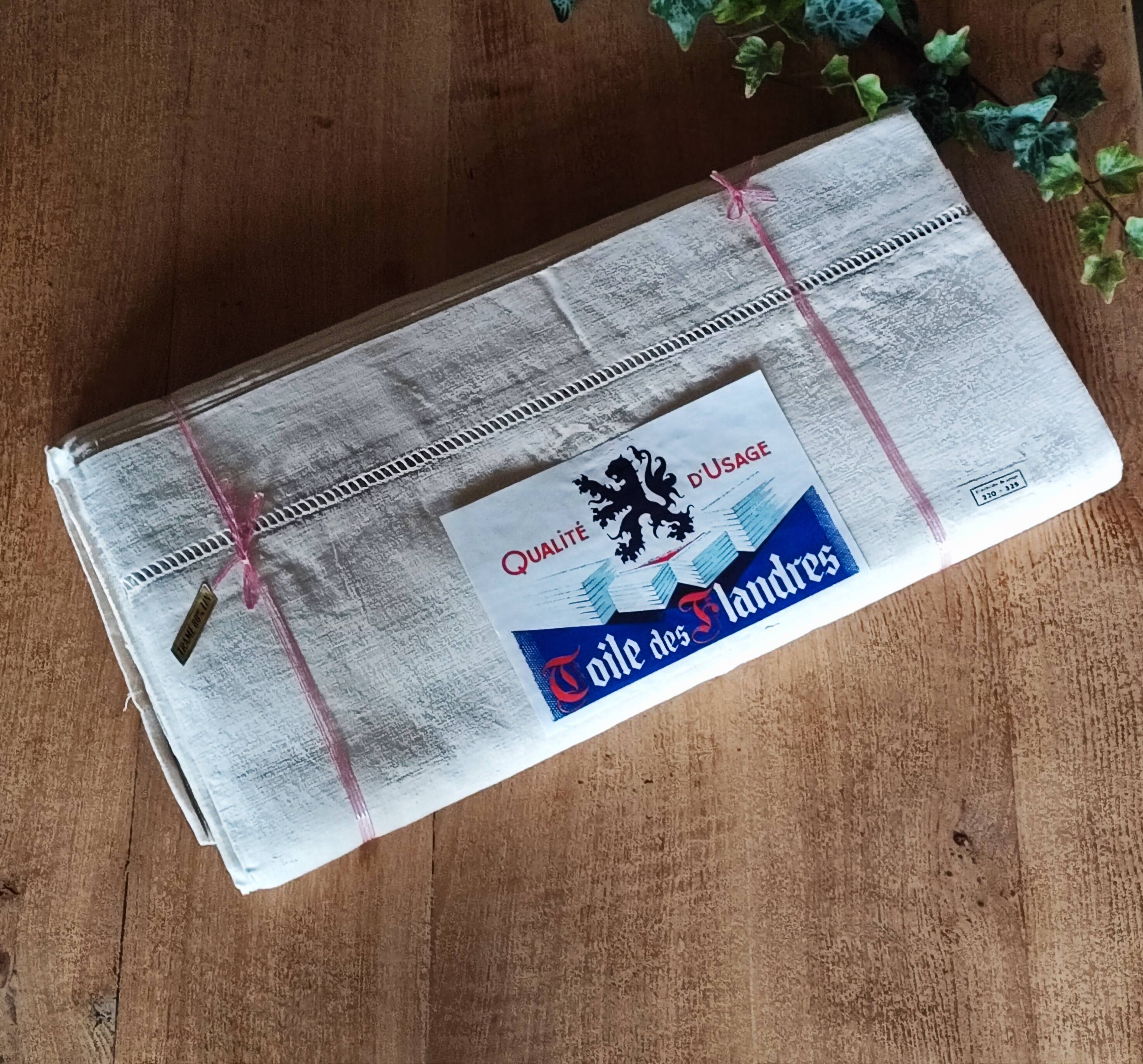 Set of 2 Toile des Flandres sheets