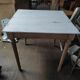 Table wood plate patinated solid feet Aero-gummed dp 1122326