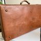Old brown suitcase
